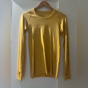 Lululemon Canary / Golden Yellow Swiftly Tech long Sleeve